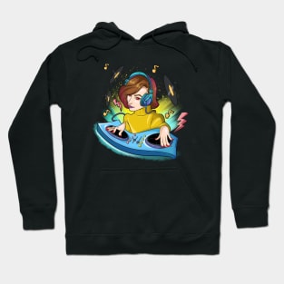 Devilish Girl Female Dj Hoodie